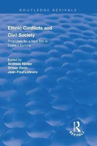 bokomslag Ethnic Conflicts and Civil Society