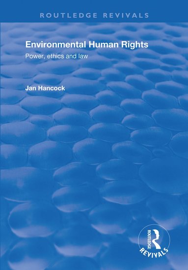 bokomslag Environmental Human Rights