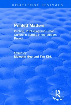 bokomslag Printed Matters