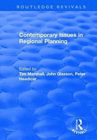 bokomslag Contemporary Issues in Regional Planning