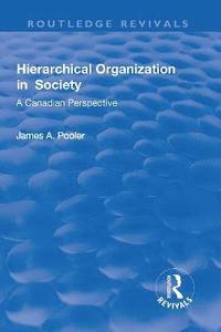 bokomslag Hierarchical Organization in Society