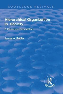 Hierarchical Organization in Society 1