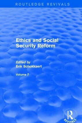 Erik Schokkaert - Ethics and Social Security Reform, Häftad