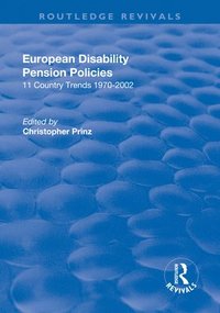 bokomslag European Disability Pension Policies