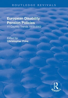 European Disability Pension Policies 1