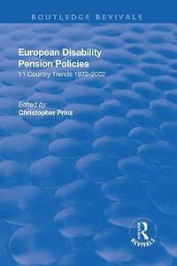 bokomslag European Disability Pension Policies