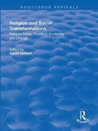 bokomslag Religion and Social Transformations