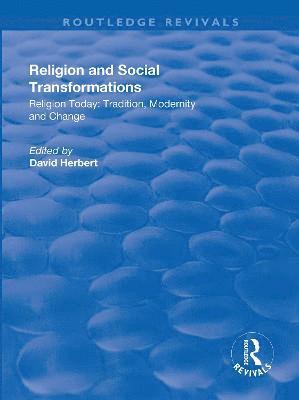 bokomslag Religion and Social Transformations