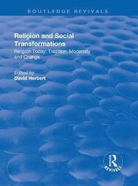 bokomslag Religion and Social Transformations