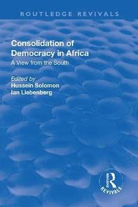 bokomslag Consolidation of Democracy in Africa