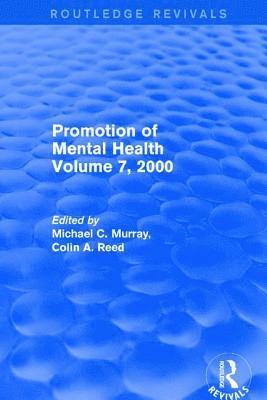 Promotion of Mental Health 1