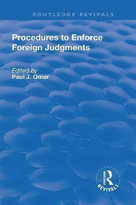 Procedures to Enforce Foreign Judgments 1