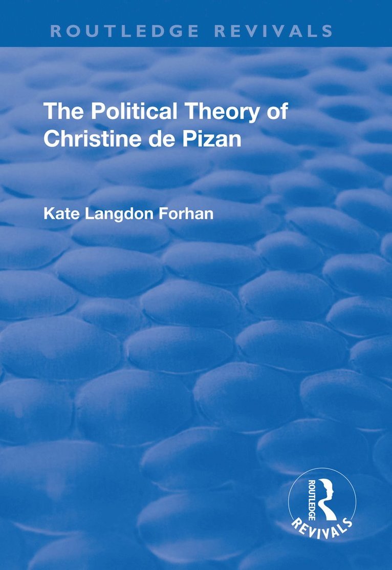 Political Theory of Christine De Pizan