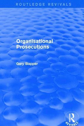 bokomslag Revival: Organisational Prosecutions (2001)