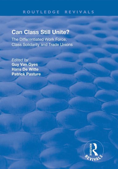 Guy Van Gyes, Hans De Witte, Patrick Pasture - Can Class Still Unite?, Inbunden