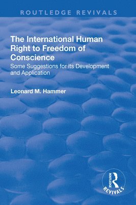 bokomslag International Human Right to Freedom of Conscience