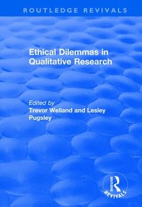 bokomslag Ethical Dilemmas in Qualitative Research