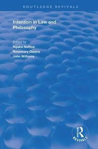 bokomslag Intention in Law and Philosophy