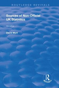 bokomslag Sources of Non-official UK Statistics
