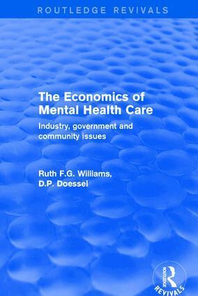 Ruth Williams, Doessel - Economics of Mental Health Care, Inbunden