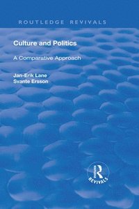 bokomslag Culture and Politics: A Comparative Approach
