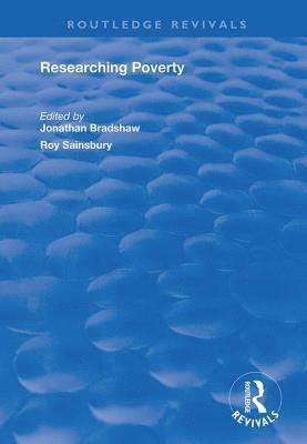 Jonathan Bradshaw, Roy Sainsbury - Researching Poverty, Häftad