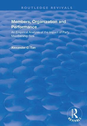 Alexander C. Tan - Members, Organizations and Performance, Inbunden