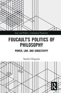 bokomslag Foucault's Politics of Philosophy
