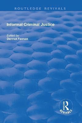 bokomslag Informal Criminal Justice