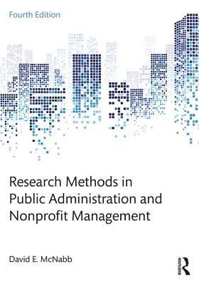 bokomslag Research Methods in Public Administration and Nonprofit Management