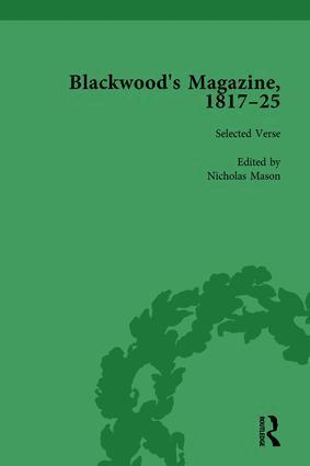 Nicholas Mason, John Strachan, Anthony Jarrells, Tom Mole, Mark Parker - Blackwood's Magazine, 1817-25, Volume 1, Inbunden