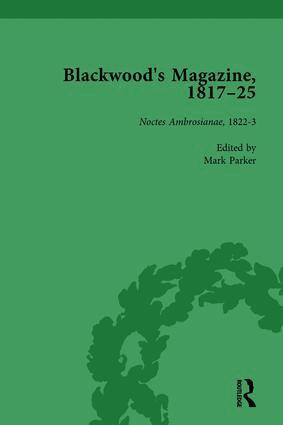 Nicholas Mason, John Strachan, Anthony Jarrells, Tom Mole, Mark Parker - Blackwood's Magazine, 1817-25, Volume 3, Inbunden