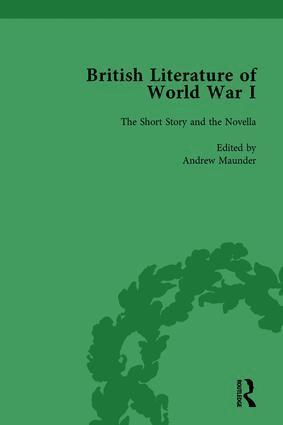 Andrew Maunder, Angela K Smith, Jane Potter, Trudi Tate - British Literature of World War I, Volume 1, Inbunden