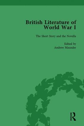 Andrew Maunder, Angela K Smith, Jane Potter, Trudi Tate, Angela K. Smith - British Literature of World War I, Volume 1, Inbunden