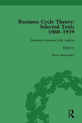 Mauro Boianovsky - Business Cycle Theory, Part II Volume 8, Inbunden