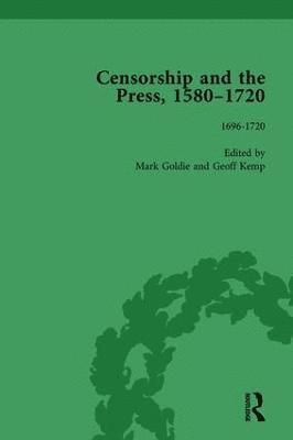 Censorship and the Press, 1580-1720, Volume 4 1