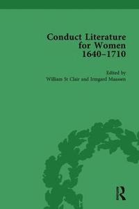 bokomslag Conduct Literature for Women, Part II, 1640-1710 vol 1