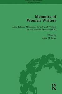 bokomslag Memoirs of Women Writers, Part I, Volume 1