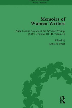 Anna M Fitzer, Gina Luria Walker, Anna M. Fitzer - Memoirs of Women Writers, Part I, Volume 4, Inbunden