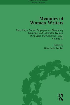 Gina Luria Walker - Memoirs of Women Writers, Part II, Volume 7, Inbunden
