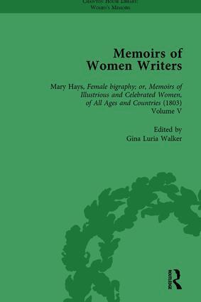 Gina Luria Walker - Memoirs of Women Writers, Part III vol 9, Inbunden