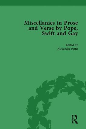 Alexander Pettit, William Rees-Mogg - Miscellanies in Prose and Verse by Pope, Swift and Gay Vol 3, Inbunden