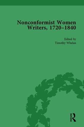 Timothy Whelan - Nonconformist Women Writers, 1720-1840, Part II vol 7, Inbunden