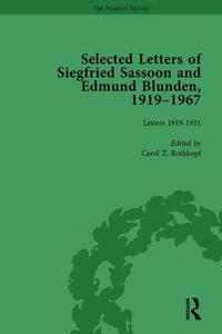 bokomslag Selected Letters of Siegfried Sassoon and Edmund Blunden, 1919-1967 Vol 1