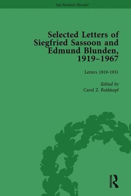 bokomslag Selected Letters of Siegfried Sassoon and Edmund Blunden, 1919-1967 Vol 1