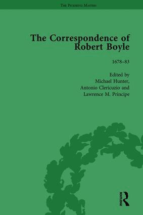 Michael Hunter, Antonio Clericuzio, Lawrence M Principe - Correspondence of Robert Boyle, 1636-1691 Vol 5, Inbunden