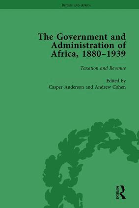 Casper Anderson, Casper Anderson, Andrew Cohen - Government and Administration of Africa, 1880-1939 Vol 3, Inbunden