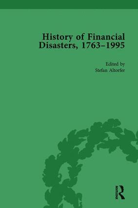 Mark Duckenfield, Stefan Altorfer, Benedikt Koehler - History of Financial Disasters, 1763-1995 Vol 1, Inbunden