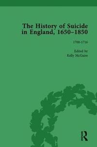 bokomslag The History of Suicide in England, 16501850, Part I Vol 3