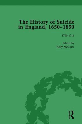 Mark Robson, Paul S Seaver, Kelly McGuire, Jeffrey Merrick, Daryl Lee - History of Suicide in England, 1650–1850, Part I Vol 3, Inbunden